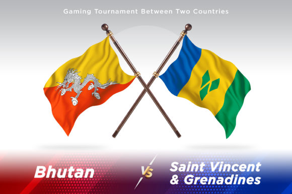 Bhutan Versus Saint Vincent Two Flags Compared