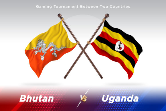 Bhutan Versus Uganda Two Flags Font Review