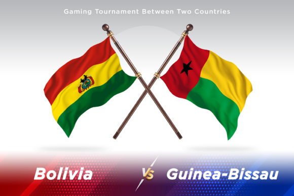 Bolivia Versus Guinea-Bissau: Two Flags Side by Side