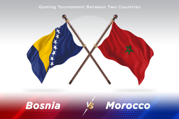 Bosnia Versus Morocco Two Flags: A Study in Design, Symbolism, and Cultural Identity