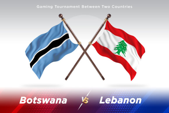 Botswana Versus Lebanon Two Flags: A Display Font with Bold Cultural Character