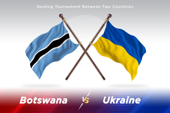 Botswana Versus Ukraine: Two Flags Compared